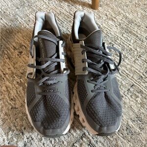 On Running Men's Gray Athletic Shoes